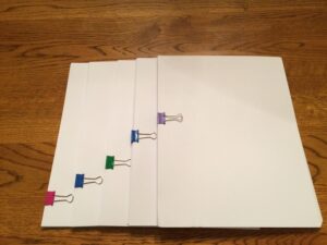 Keeping Order with Binder Clips - Home Organization Keeping Order with Binder Clips