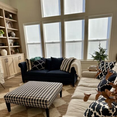 living room organization