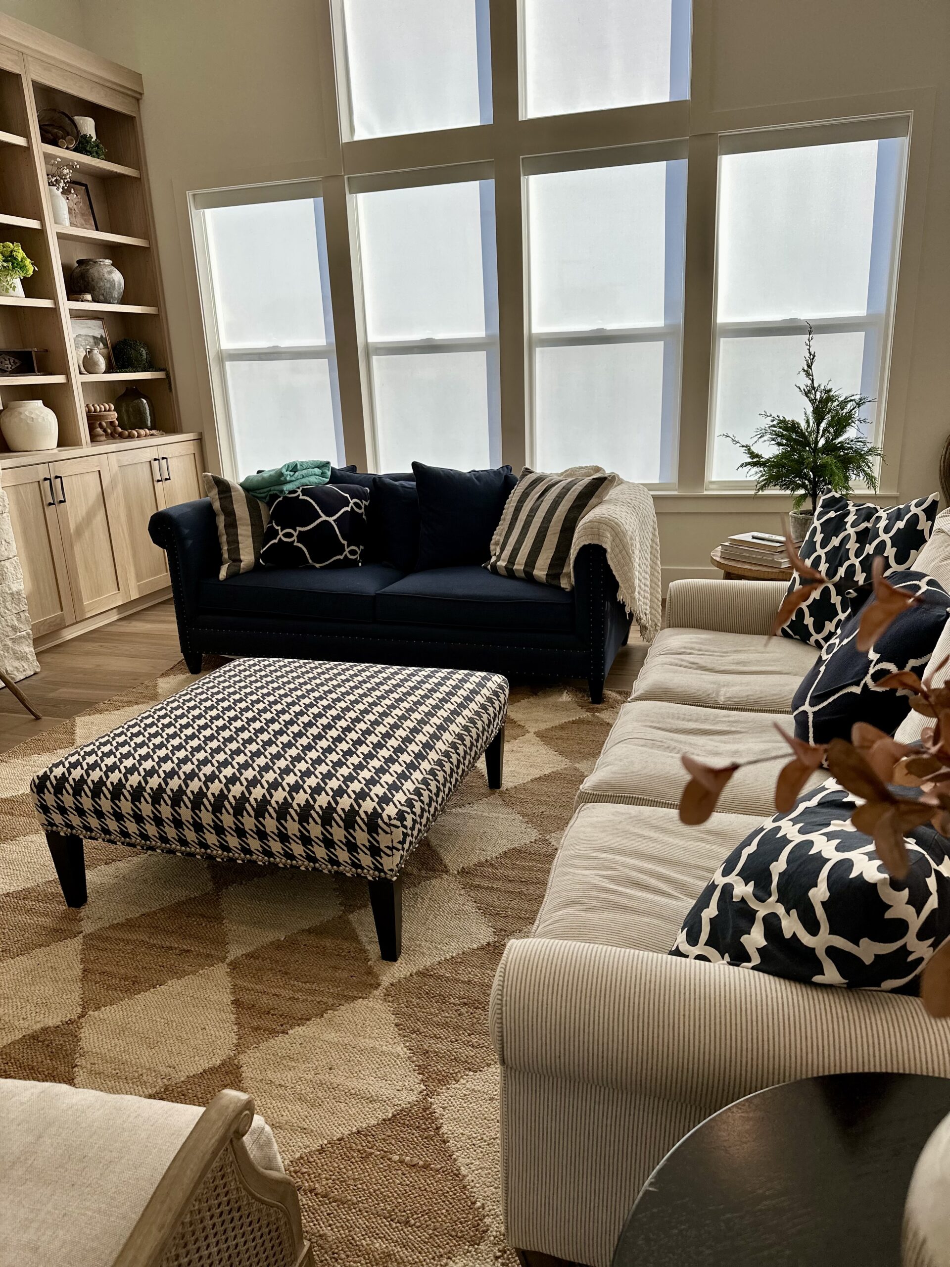 living room organization