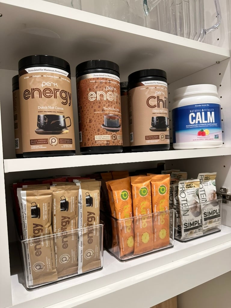 How to Maximize Storage Using Wall Shelving - Home Organization Organized kitchen shelves with functional storage solutions